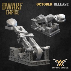 DWARF CATAPULT - Bigusson - Druk 3D - White Angels