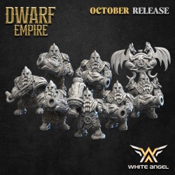 IRON GUN DRAGON x 10 - Bigusson - Druk 3D - White Angels