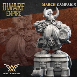 DWARF BARRELMAN - Bigusson - Druk 3D - White Angels