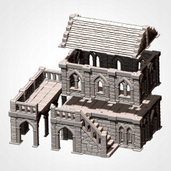 MIDDLE EARTH TOWN 1 - Bigusson - druk 3d - Txarli Factory