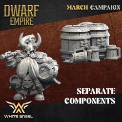 DWARF BARRELMAN - Bigusson - Druk 3D - White Angels