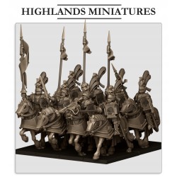 Sunland Fierce Claw Knights x7 +cmd - Druk 3d - Highlands Miniatures