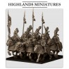Sunland Fierce Claw Knights x7 +cmd - Druk 3d - Highlands Miniatures