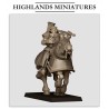 Mounted Sunland Battle Priest - Druk 3d - Highlands Miniatures