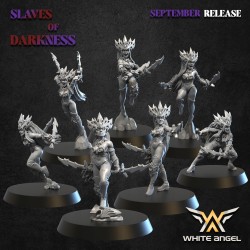 Daughters of the Shadow Realm x 10 - Bigusson - Druk 3D - White Angels