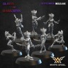 Daughters of the Shadow Realm x 10 - Bigusson - Druk 3D - White Angels