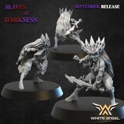 Daughters of the Shadow Realm x 10 - Bigusson - Druk 3D - White Angels