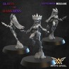 Daughters of the Shadow Realm x 10 - Bigusson - Druk 3D - White Angels