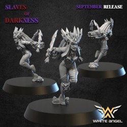 Daughters of the Shadow Realm x 10 - Bigusson - Druk 3D - White Angels