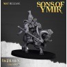 Mounted Dwarfs x7 + 3 cmd - Bigusson - Druk 3d - Highlands Miniatures