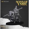 Mounted Dwarfs x7 + 3 cmd - Bigusson - Druk 3d - Highlands Miniatures