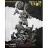 Dwarf Demonseeker Female Scenic Base - Bigusson - Highlands Miniatures
