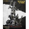 Dwarf Demonseeker Female Scenic Base - Bigusson - Highlands Miniatures