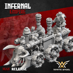 INFERNAL SMOKE MACHINE - INFERNAL EMPIRE - Bigusson - Druk 3D - White Angels