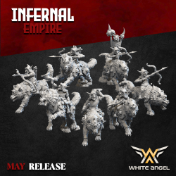 Infernal Goblin Arrow Wolf x 7 + cmd - Bigusson - Druk 3D - White Angels