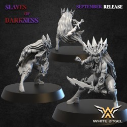 Daughters of the Shadow Realm x 10 - Bigusson - Druk 3D - White Angels