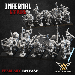 Infernal Orc Slave x 10 - Bigusson - Druk 3D - White Angels