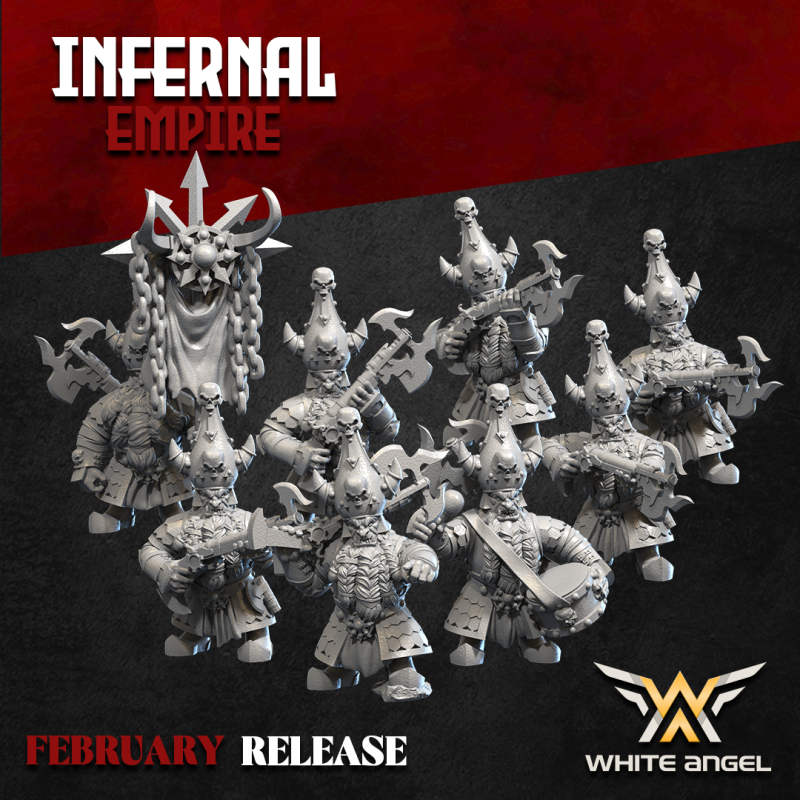 INFERNAL WHISTLE x 10 - Bigusson - Druk 3D - White Angels INFERNAL WHISTLE x 10 - Bigusson - Druk 3D - White Angels