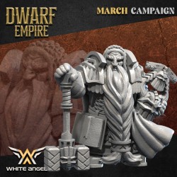 DWARF COMMANDER - Bigusson - Druk 3D - White Angels