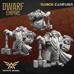 DWARF COMMANDER - Bigusson - Druk 3D - White Angels