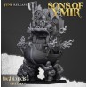 Dwarf King on Throne - Bigusson - Druk 3d - Highlands Miniatures