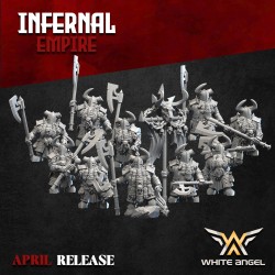 INFERNAL DESTRUCTOR LANCE x 10 - Bigusson - Druk 3D - White Angels