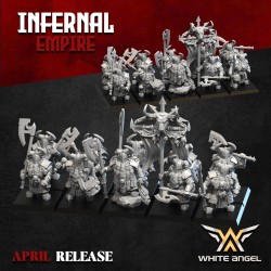 INFERNAL DESTRUCTOR LANCE x 10 - Bigusson - Druk 3D - White Angels