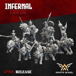 Infernal Goblin Wolf x 7 + cmd - Bigusson - Druk 3D - White Angels