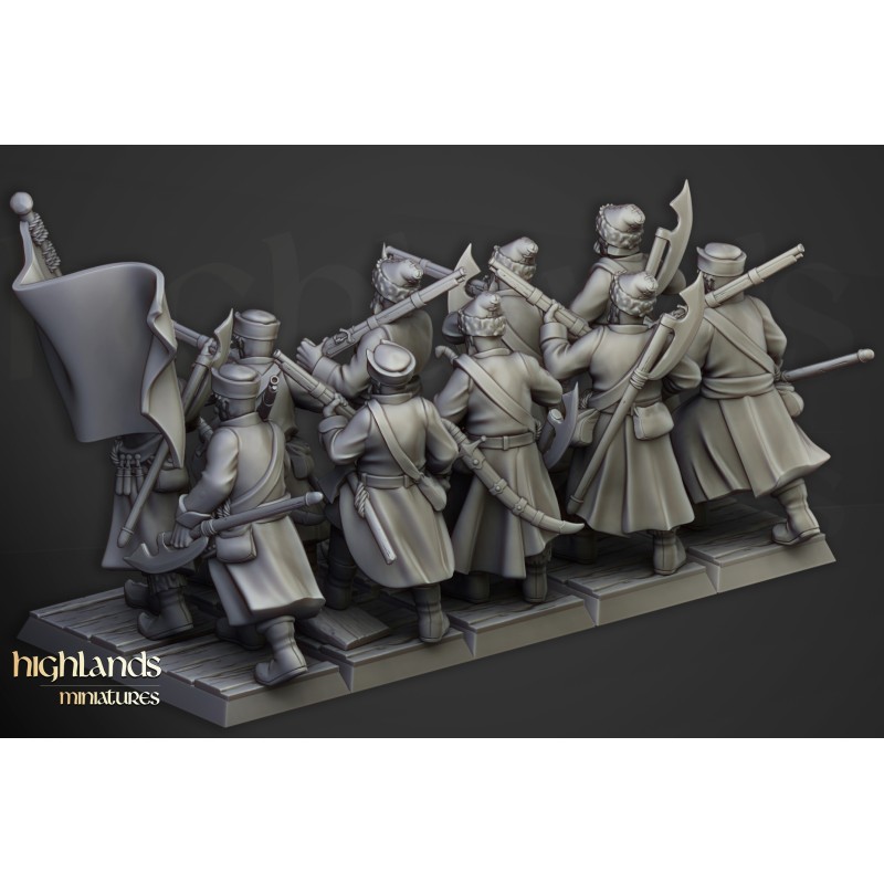 Harbor Streltsy x7 + x3 cmd | Bigusson miniatures Harbor Streltsy x7 + x3 cmd | Bigusson miniatures