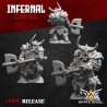 Infernal Heavy Orc x 7 + cmd - Bigusson - Druk 3D - White Angels