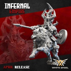 Infernal Goblin Commander Wolf - Bigusson - Druk 3D - White Angels