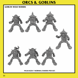 Gobli wolf riders - Monstrous Encounters
