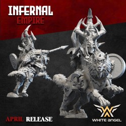 Infernal Goblin Commander Wolf - Bigusson - Druk 3D - White Angels
