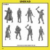 Zombies Unit UNDEAD- Monstrous Encounters - Druk 3d