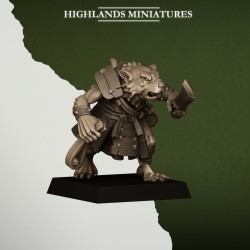 Sewer Vermin Thugs x10 regular - Bigusson - Druk 3d - Highlands Miniatures