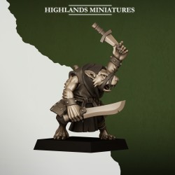 Sewer Vermin Thugs x10 regular - Bigusson - Druk 3d - Highlands Miniatures