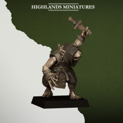 Sewer Vermin Thugs x10 regular - Bigusson - Druk 3d - Highlands Miniatures