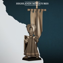 Aegean Lord BSB dismounted | Highlands Miniatures | High Elf
