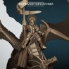 Aegean Elf Prince on Dragon - Bigusson - druk 3d - Highlands Miniatures