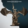 Aegean Elf Prince on Dragon - Bigusson - druk 3d - Highlands Miniatures