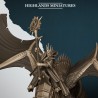 Aegean Elf Great Mage on Dragon - Bigusson - druk 3d - Highlands Miniatures