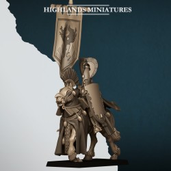 Aegean Lord BSB mounted | Highlands Miniatures | High Elf