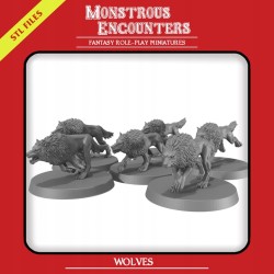 Wolf Pack - Bigusson - Druk 3d - Monstrous Encounters