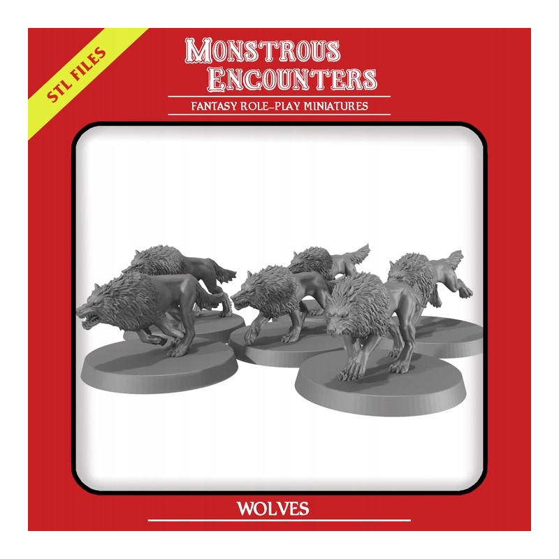 Wolf Pack - Bigusson - Druk 3d - Monstrous Encounters
