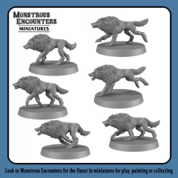 Wolf Pack - Bigusson - Druk 3d - Monstrous Encounters