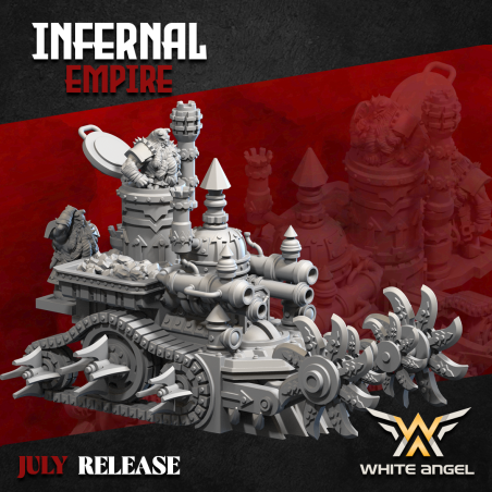 Infernal Demon Machine - Bigusson - Druk 3d - White Angels