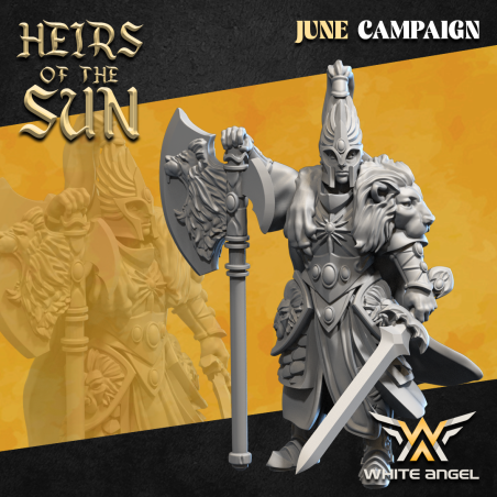 Lion captain - Bigusson - Druk 3d - White Angels