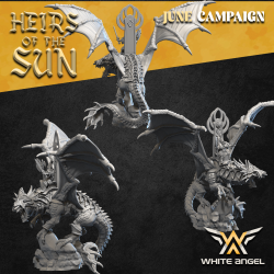 LION DRAGON (+Archmage) - Bigusson - Druk 3d - White Angels