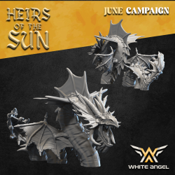 OCEAN DRAGON - Bigusson - Druk 3d - White Angels