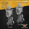 STANDARD BEARER OF THE SUN on Horse - White Angels
